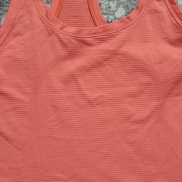 Lululemon Athletica Orange Fitted Sleeveless Tank Top - Picture 2 of 6